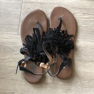 Vans Fringe Sandals